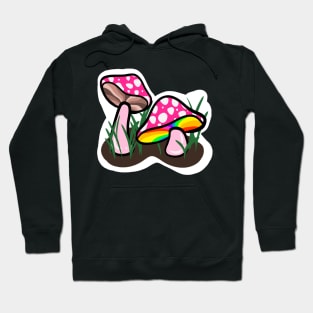 pink mushies Hoodie